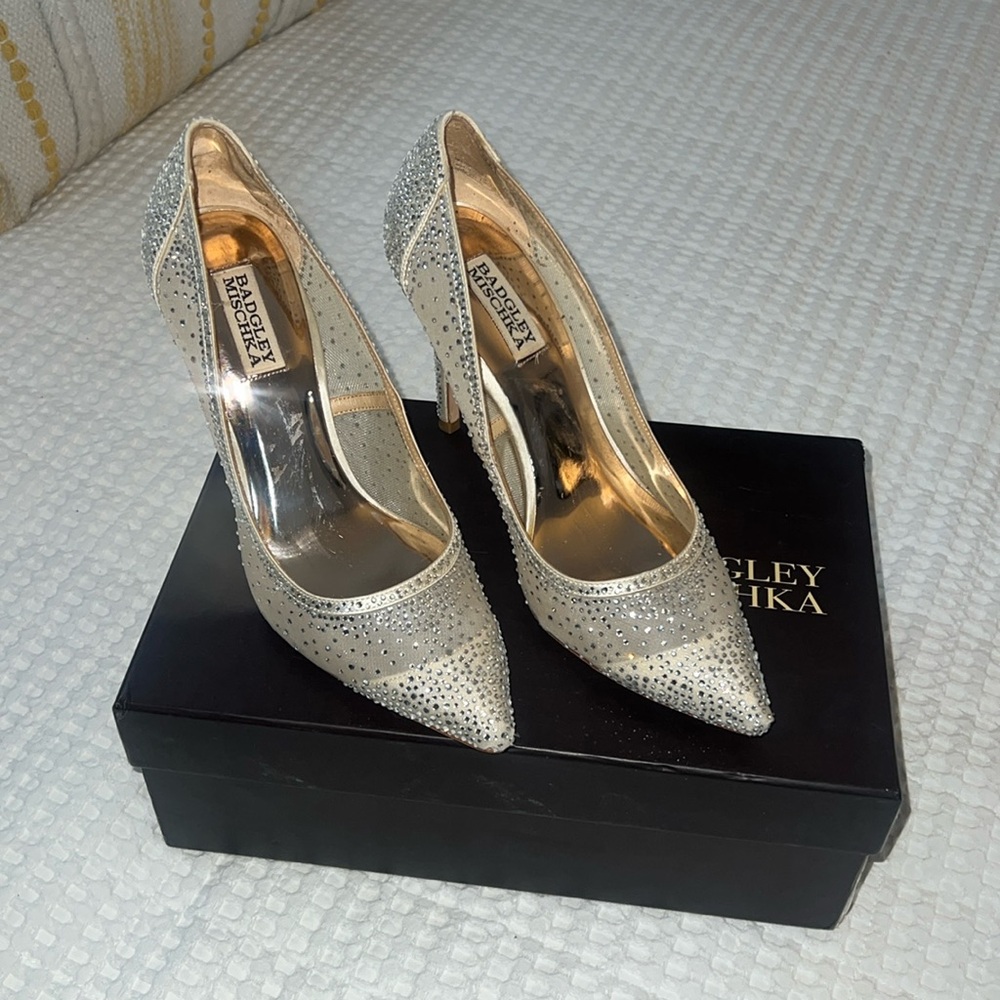 Badgley Mischka Weslee Crystal Pumps